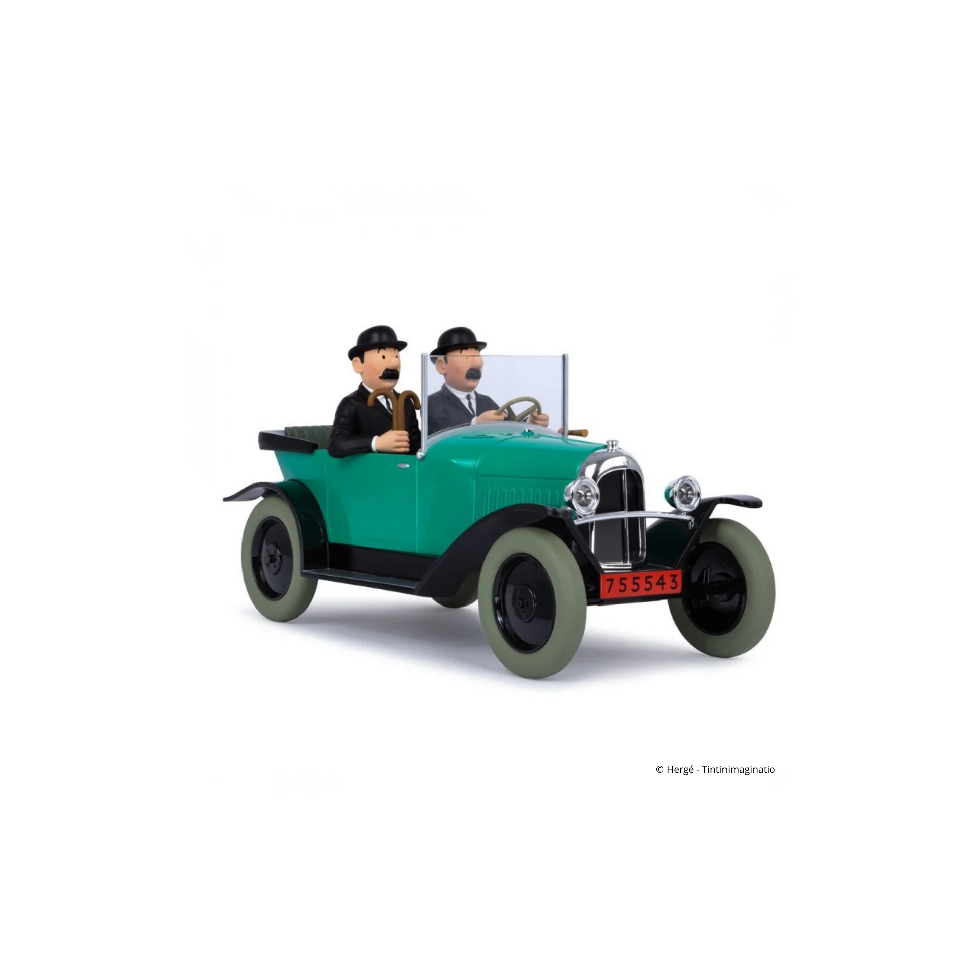 Voiture Tintin 5cv des Dupondt- Moulinsart 1:12 - Edition limitée