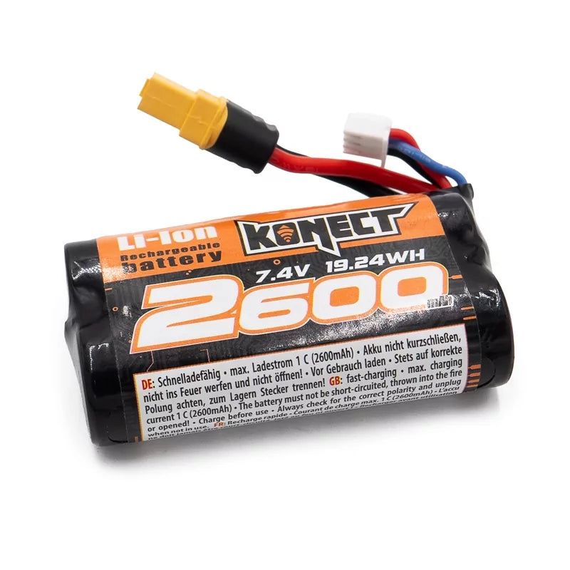 Batterie LiPo 7.4V 2600mAh XT60 Konect (KNLI0742600)