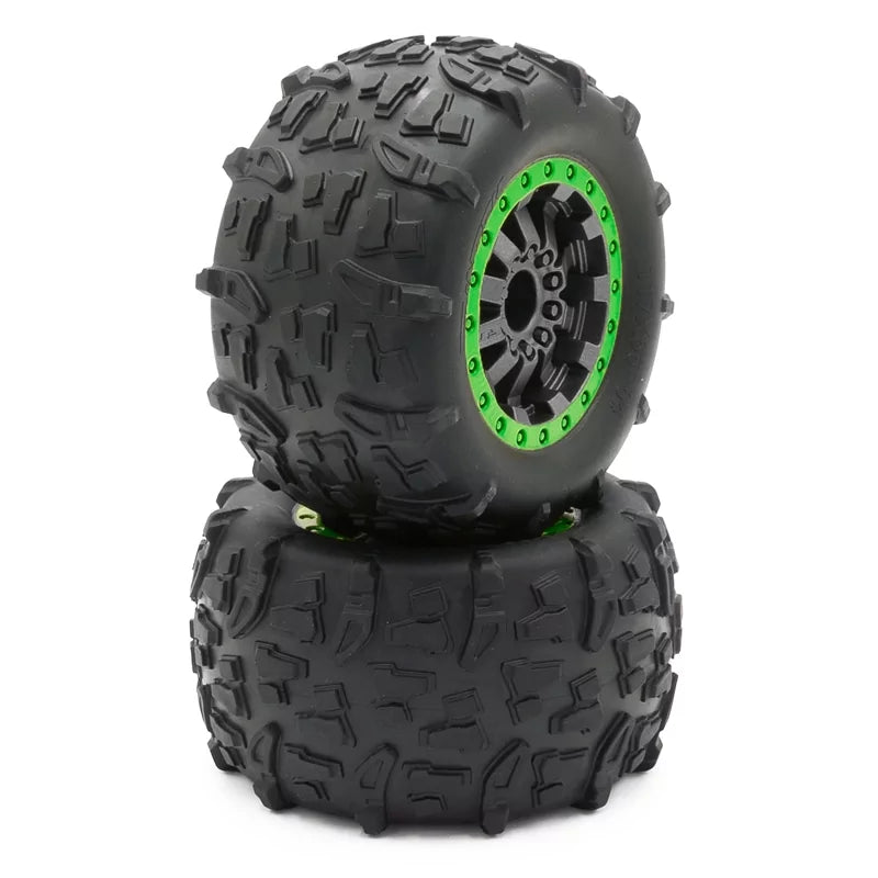 Roue complète verte Funtek STX (FTK21061)